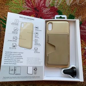 2 in 1 Protective Gold Phone Xs Max Case Unisex